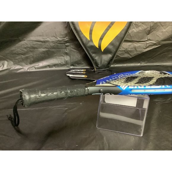 Ektelon Invader TI F3 Stability Power Level Racquet. Needs New Grip Wrapping. - Picture 6 of 8